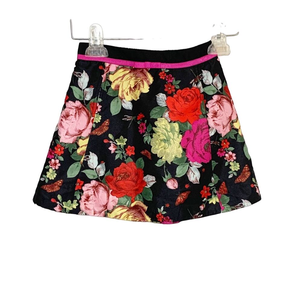TED BAKER | Girls Floral & Butterfly Print Skirt 6